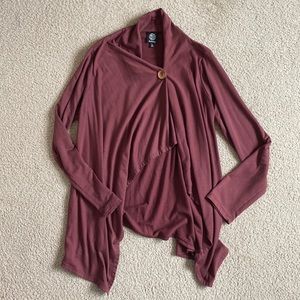 Cross button cardigan